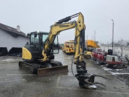 Yanmar SV60-A Bagger mit JAK 250 Fällgreifer