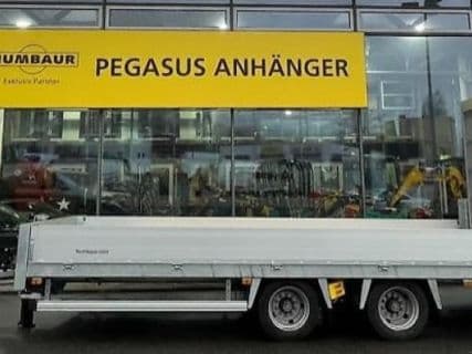 Humbaur HBTZ 136224  Tandem Tieflader Alubordwände