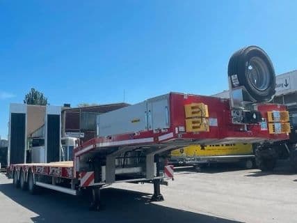 Humbaur HTS 30K Schwerlast Sattellieger Tieflader  verzinkt