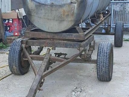 Wasserfass 3000ltr. verzinkt Tandem Anhänger