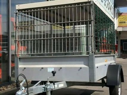 Stema B6075 Kastenanhänger 750kg Gitteraufsatz