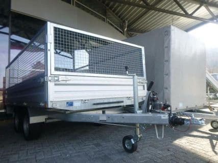 Humbaur HUK 273117 Rückwärtskipper Stahlgitteraufsatz 2,7to