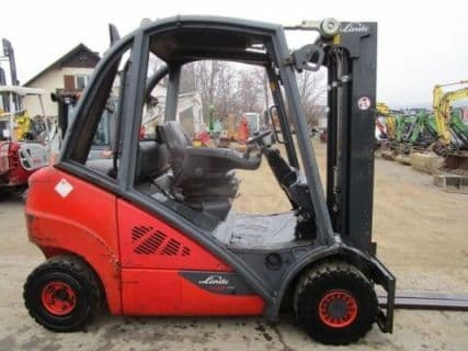 Linde H25D-02 Tripl-Freihub 4,7m + Seitenschieber