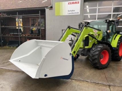 Volumen-Hochkippschaufel mit Euroaufnahme, versch. Breiten