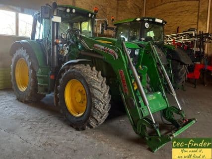 John Deere 6115 M / FL Stoll ProfLine 45.1