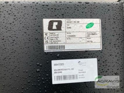 Quicke VOLUMENSCHEL VM 205 EURO