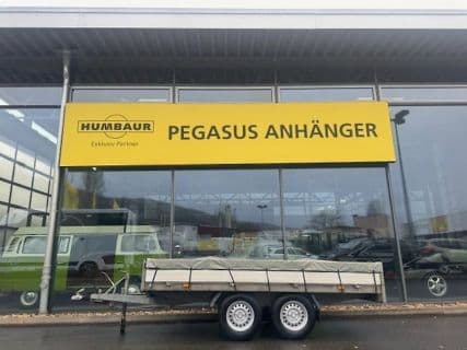 Hapert TA Hochlader Pritsche PKW Anhänger Tandem 2,5t. Flachplane