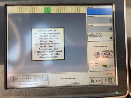 John Deere Display 2630 GS mit AutoTrac Aktivierung