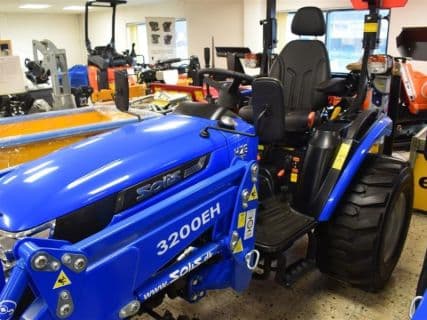 Solis H26 HST Industri dæk, frontlæsser, siloklo, std.skovl, pallegaff