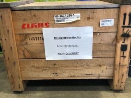 Claas Rotorgetriebe rechts 0018072361