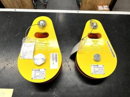 PEWAG ULTRA 8.5/17 und ULTRA 5.5/11 Umlenkrollen