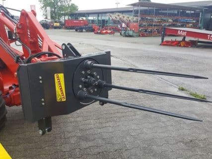 Dominator Ballenabwickler PRO mit Euroaufnahme & Dreipunkt