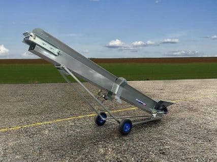 Binderberger Förderband Transportband Gurtförderer Brennholzband