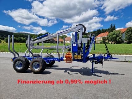 Scandic ST-8 Rückewagen 7,9m Kran 550kg Hubkraft Drehhebelsteuerung l