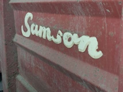 Samson 8.5 m3 staldgødningsspreder Gød08