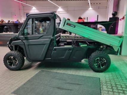 4TRAC PRO XL 1000 ABS Lange Alu Ladefläche hydraulisch, Allrad  VOR