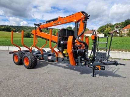 MTM 12T 9,80m Kran Hydr. Vorgesteuerte Steuerung Rückewagen