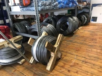 Uniforest Stahlseile Haase verdichtet verschiedene Längen