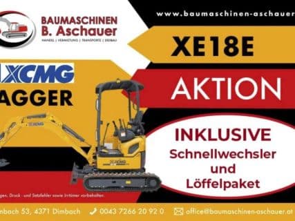 XCMG SET AKTION – XE18E