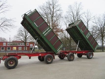 Kröger Kipperzug HKD 18 Tonnen Dreiseitenkipper, HU März 2027