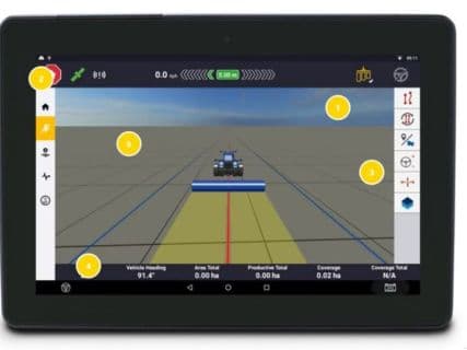Trimble XCN-1050-Display