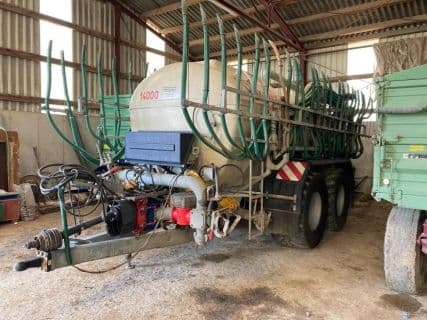 Vakutec K 14 PUL 14m3 mit 15m Schleppschlauch