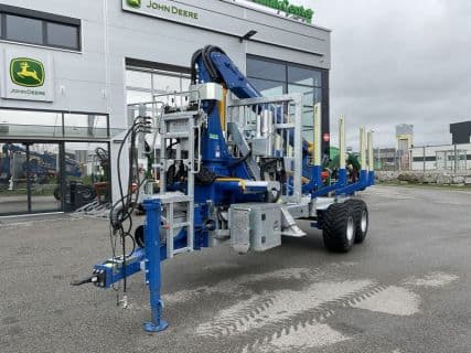 Rückewagen RW 10 Alpin  mit Kran FK7000L