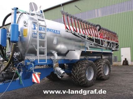 Meprozet PN-3/18 Güllefass 18000 l + Vogelsang Black Bird 15 m 750/45R26,