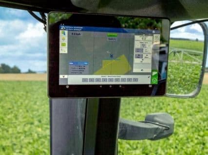 Trimble GFX-750, NAV-900, RTK Lenksystem