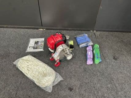 Portable Winch PCW4000 SET benzinbetriebene tragbare Spillwinde