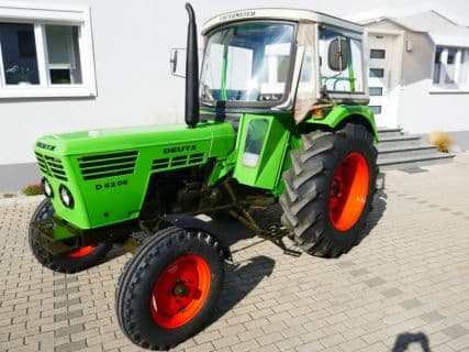 Deutz-Fahr 6206 Hinterrad. Technisch und optisch wunderbar. Mit Hydro-Lenku