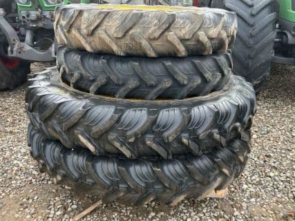 Taurus 300/95R46 +270/95R32 stilbare fælge uds. nav