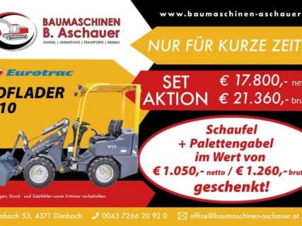 Eurotrac W10 SET AKTION