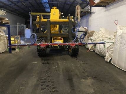 Sprühgestänge zum gleichmäßigen ausbringen