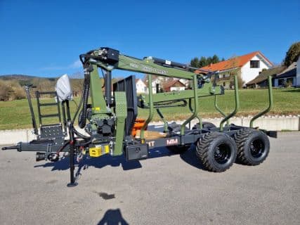 MTM 11T Rückewagen 8,10m Kran Kranwinde Eigenölversorgung Hydr. Vorg