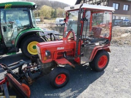 Hako 2250DA Powershift mit Mähwerk + Schild