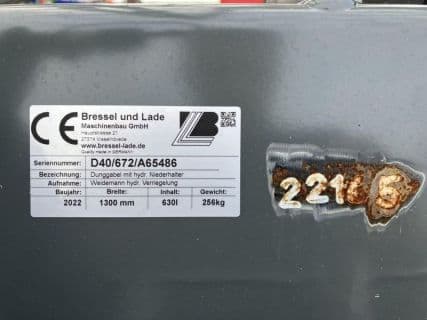 Bressel & Lade VORS. DUNGGABEL 1300MM