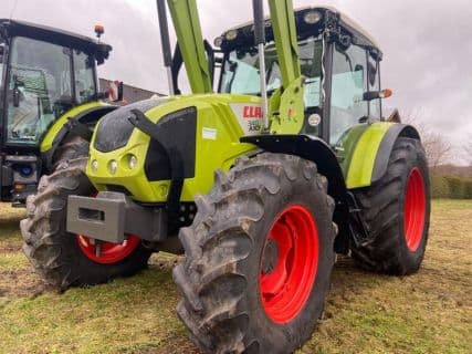 Claas Axos 340CX mit Frontlader FL80c, Druckluft, Klima