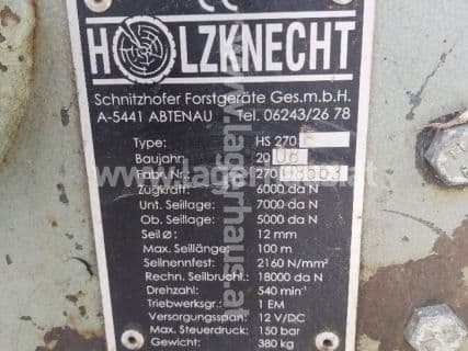 Holzknecht HS 270 E