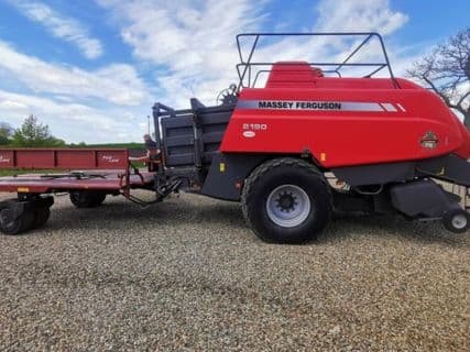 Massey Ferguson 2190 m/parkland vogn 36000 baller høstklar